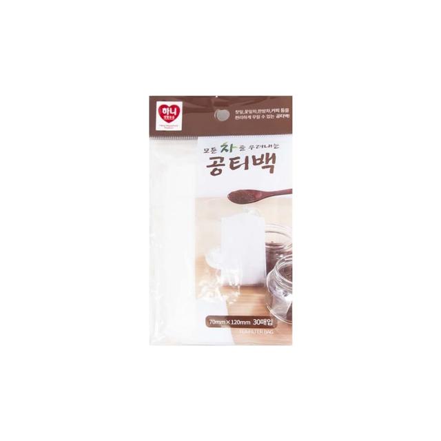 하니 공티백 30매 5팩 세트 - 다시백 및 차 거름망
