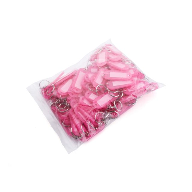 9833 컬러키홀더(분홍) 25x62 (mm) 가로x세로