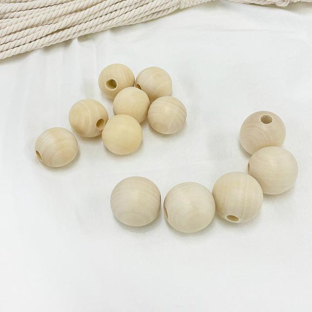 우드 구슬 볼 20mm 25mm (10개) 마크라메 재료