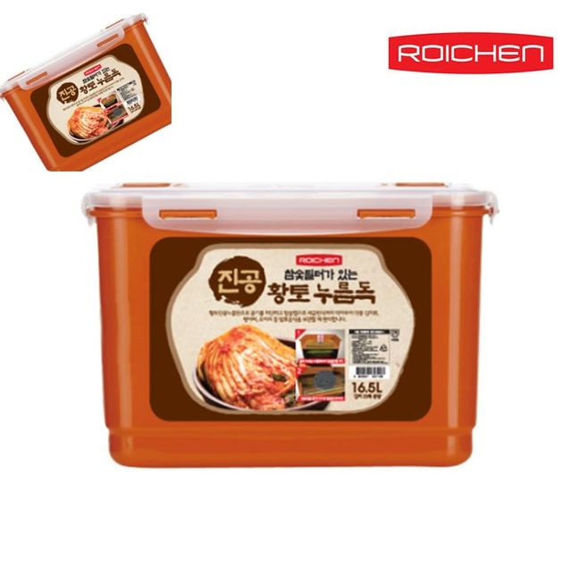 황토누름독 5L 젓갈통 쌀통 오이지통 장아찌용기