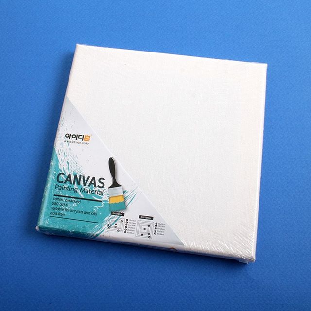 천 캔버스 액자 정사각형 25x25cm 심플 인테리어 그림액자 벽장식