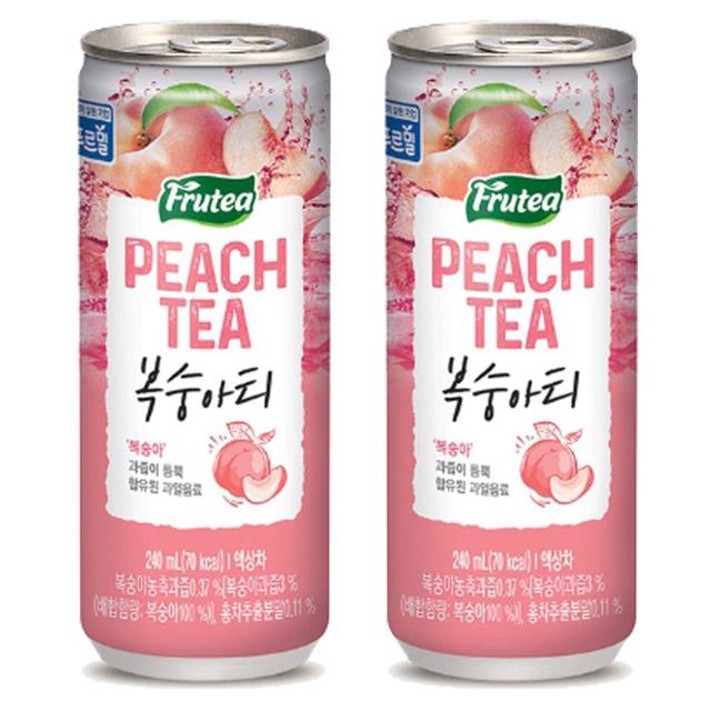 푸르밀 푸르티 복숭아티 240ml 30캔