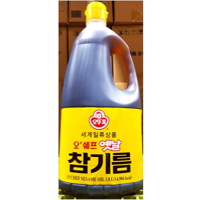 식당용 업소용 식재료 옛날참기름(오뚜기 1.8L)