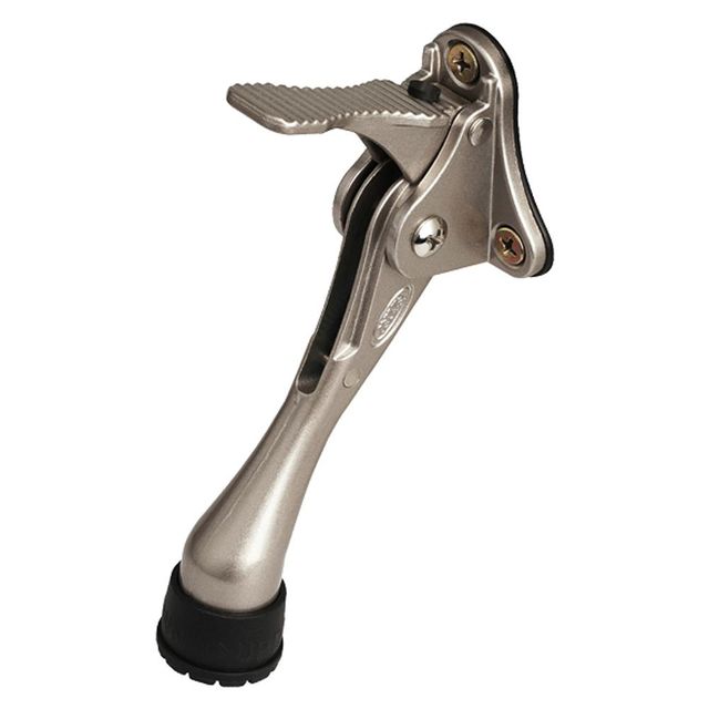 청구금속 자동문받침대 말굽 대형 130mm 그레이 도어스톱