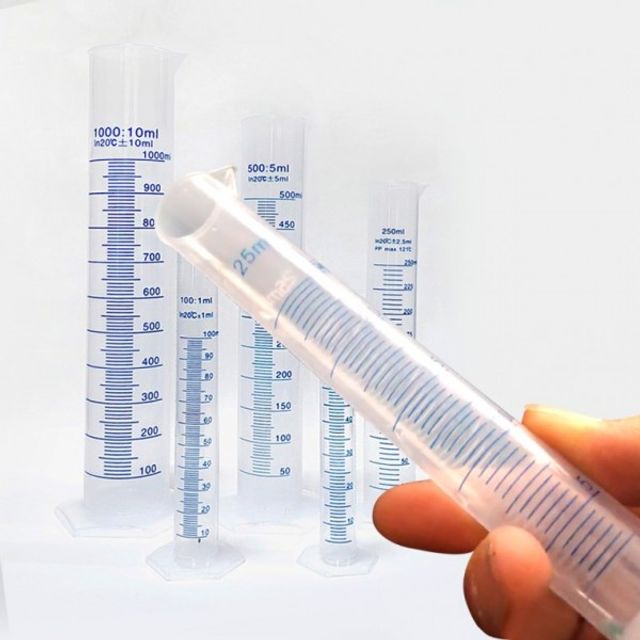 눈금 메스 실린더 100mL 플라스틱
