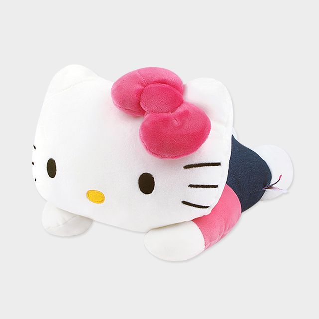 헬로키티 데님라이닝 인형 핑크리본 35cm 캐릭터
