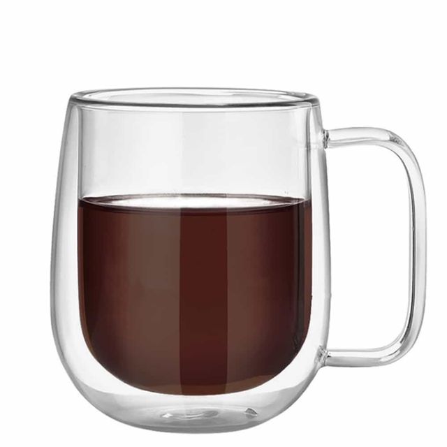 감성 이중 유리컵 350ml 아이스유리컵 예쁜유리컵