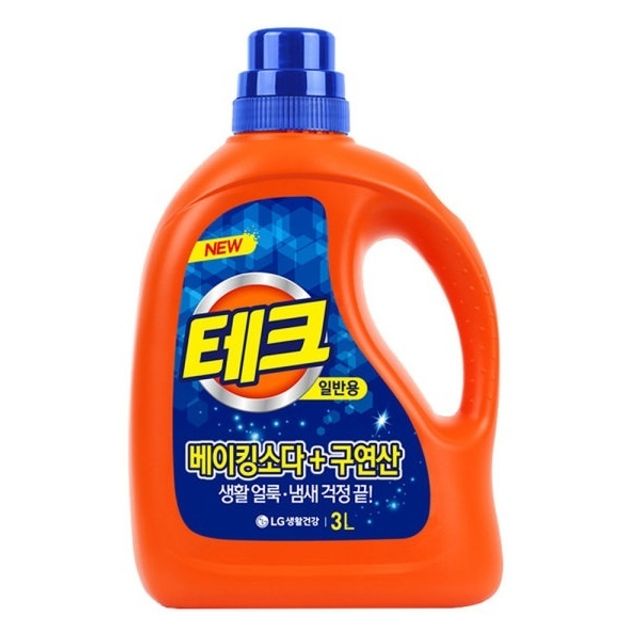 테크 베이킹 구연산 세탁 세제 용기 3L