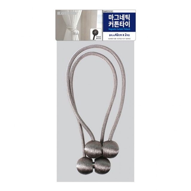 코텍 마그네틱 커튼타이 2P