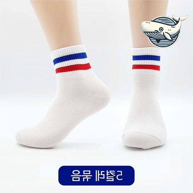 편안한 스포츠 양말 5켤레 세련된 발목용