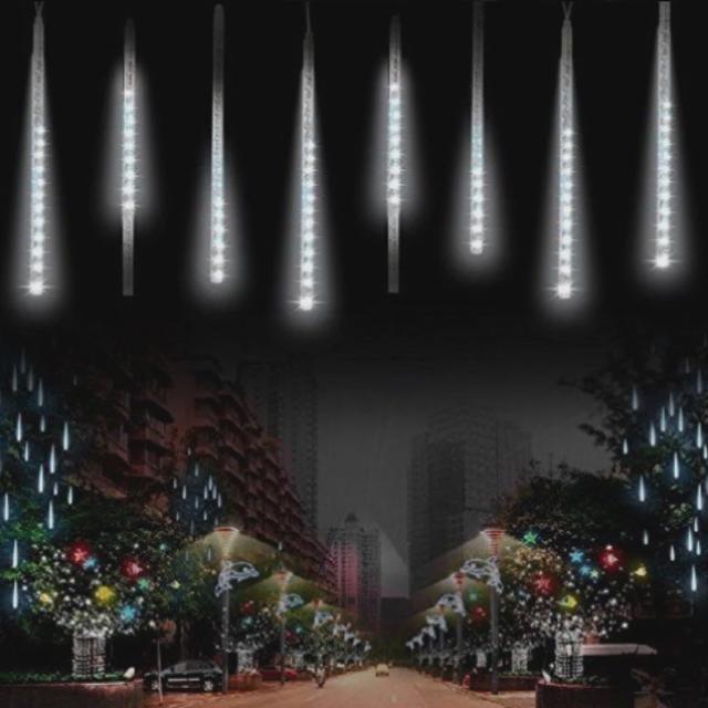 LED 양면스노우폴 100cm 흐르는 LED스노우펄 LED스노