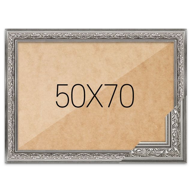 퍼즐액자 50x70 프리미엄 클래식실버