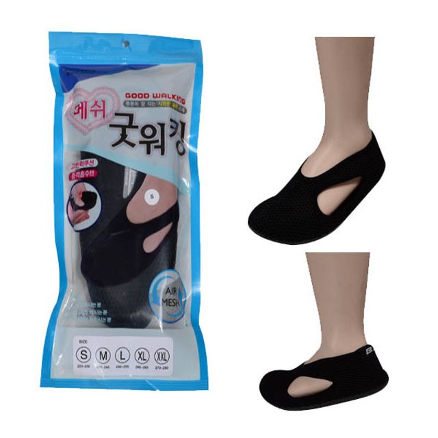 크로바 고탄력 매쉬 굿워킹 통풍장됨 쿠션 충격흡수