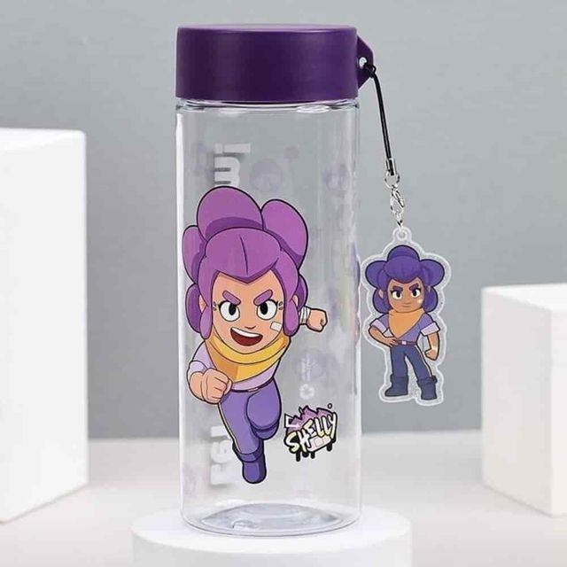 브롤스타즈 보틀 500ml 쉘리 학교물병 투명보틀 트라이탄물통 등산물병