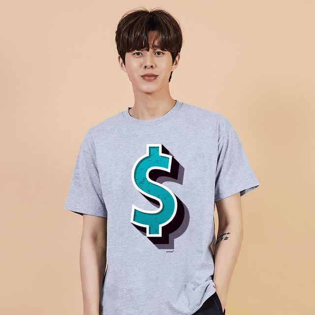 키밍 달러 프린트반팔티 멋진티셔츠 티셔츠프린팅