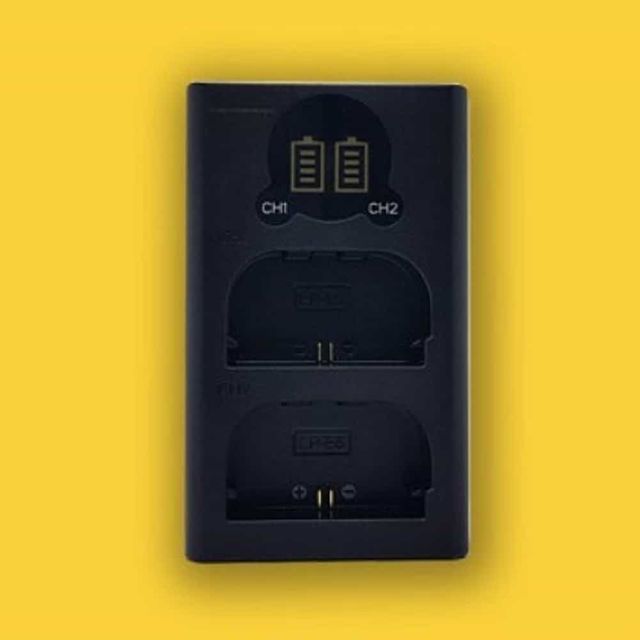 캐논 LCD 듀얼 충전기 휴대용충전기 캐논충전기