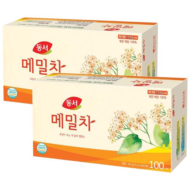 동서 메밀차 200T 대용량 티백 구수한 건강차