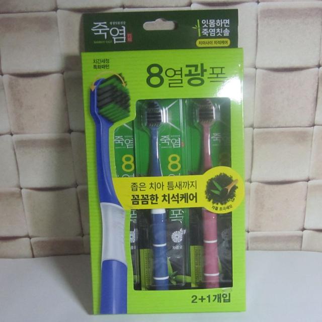 광폭 칫솔 치석예방케어 3입