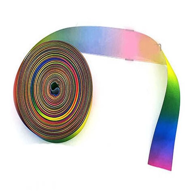 리본끈 리본 단면 무지개 포장 38mm 포장용끈
