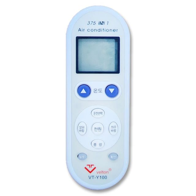 만능 에어컨 리모컨 삼성 LG 휘센 대우 위니아 캐리어 하이얼 스탠드 벽걸이 VT-Y100