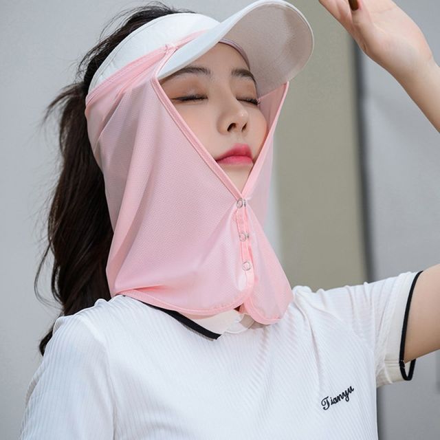 챙모자 자외선캡 1세트 등산모자 썬바이저 가림