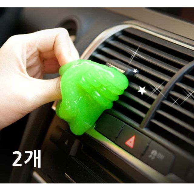 먼지제거젤리 80g 2개 자동차 키보드 틈새먼지제거