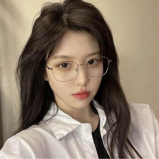 스마트 메탈 골드 실버 금속테 사각 안경테 패션안경