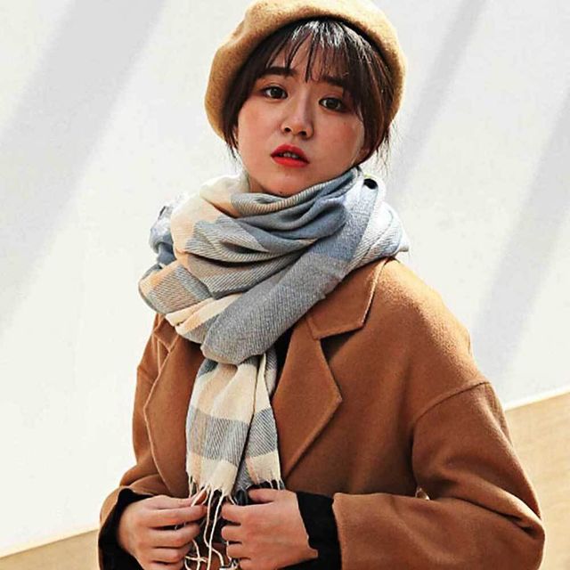 머플러 남성머플러 베이지머플러 체크머플러 목도리