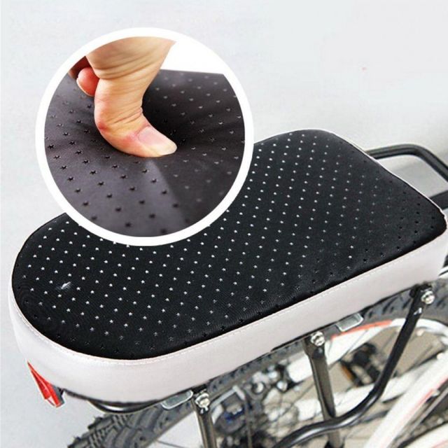 자전거 뒷좌석 쿠션 보조 안장 커버 MTB 짐받이 방석