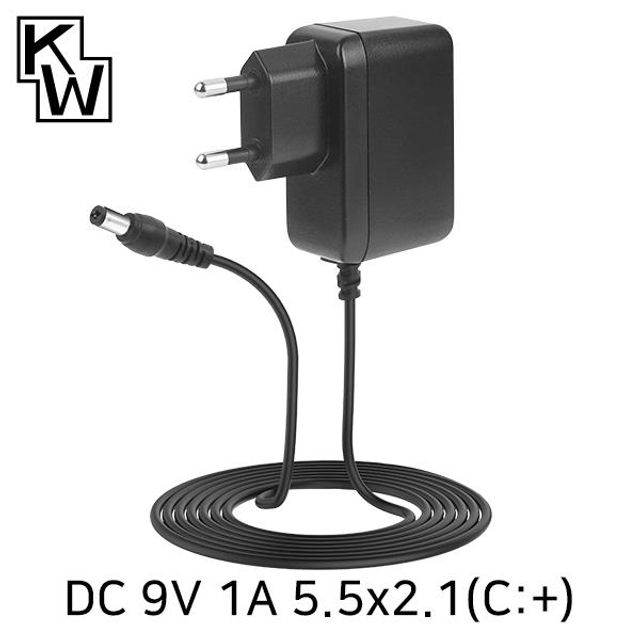 KW 9V 1A SMPS 아답터(5.5x2.1mm C대 )