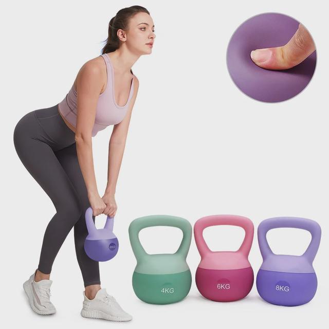 홈트러브 부상방지 소프트 케틀벨 4kg 6kg 8kg