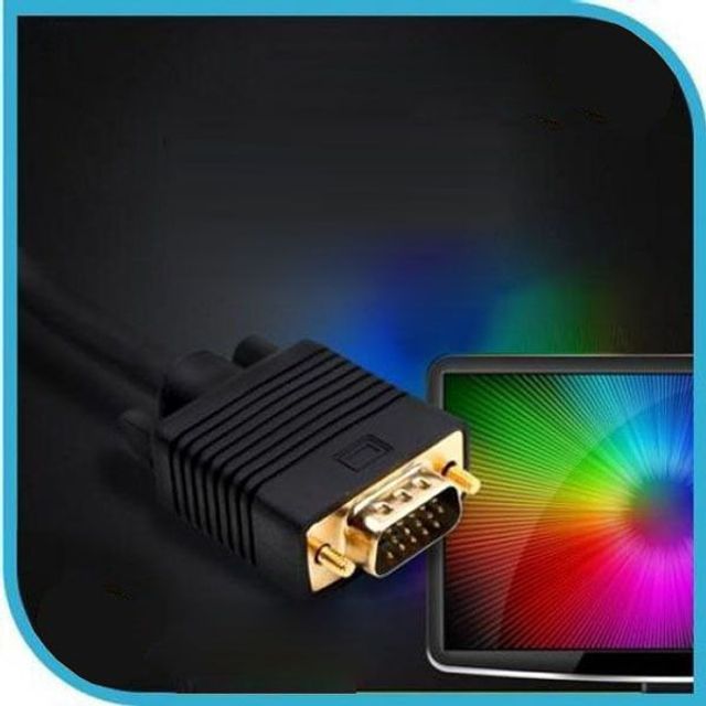 RGB 모니터 케이블 고급형 5M 아날로그 영상 연결