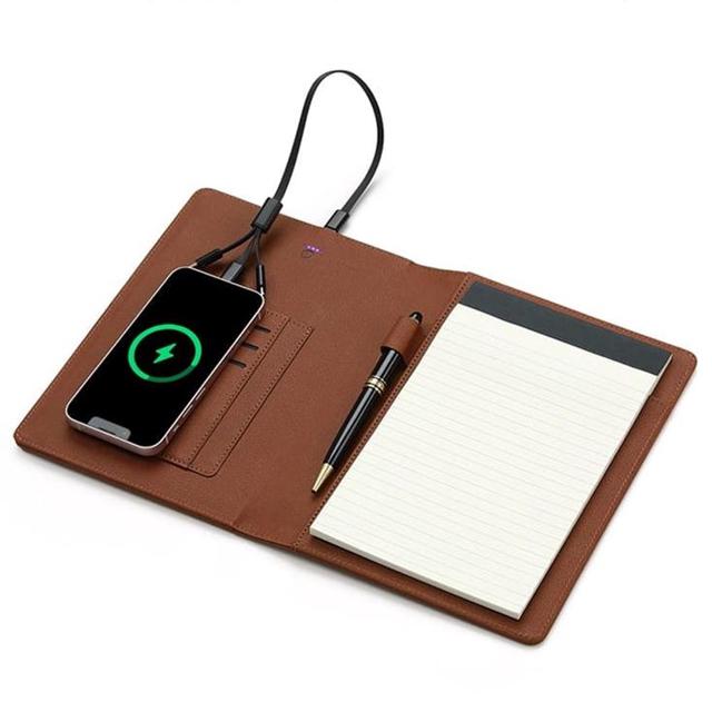 보조배터리내장 바인더노트 볼펜세트 5000mAh