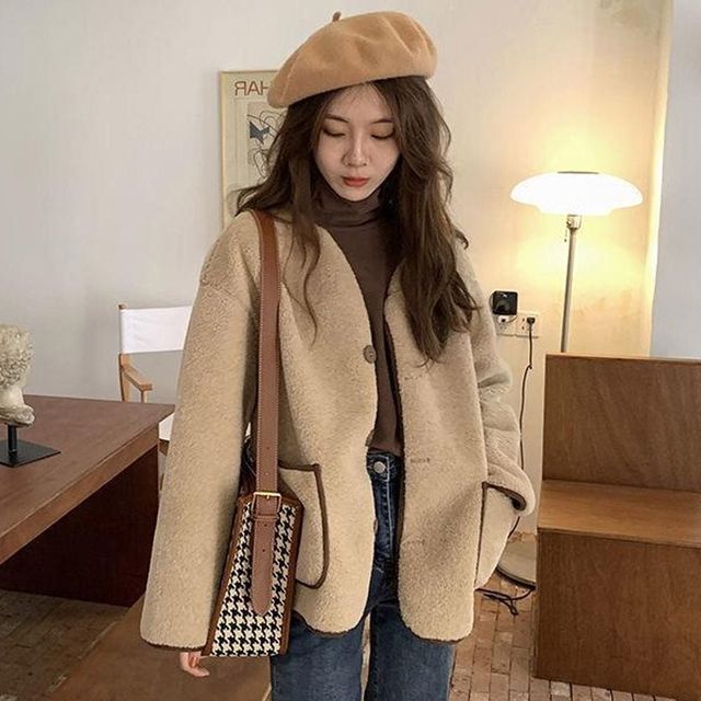 디패슨 포켓 양털 자켓 점퍼 재킷 주머니