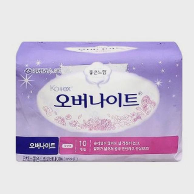 좋은느낌 오버나이트 일반형 10개입 - 수면용 생리대
