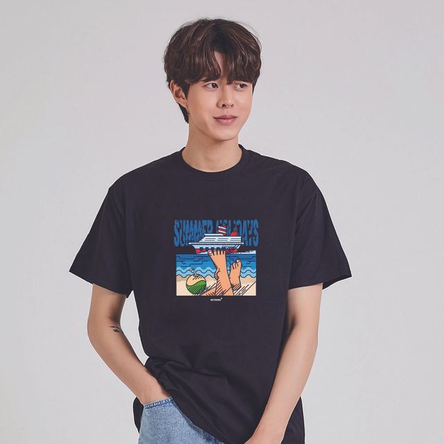 키밍 Summer holidays 휴가룩 여행코디 티셔츠