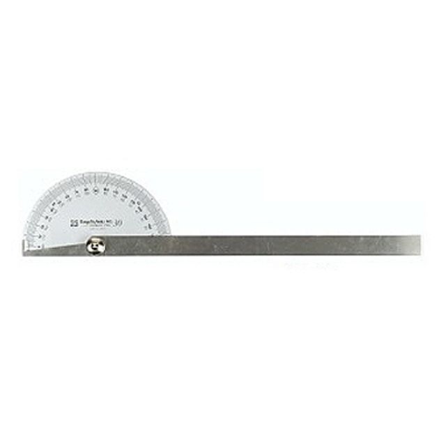 분도기 기본형 실버 315mm 두께 1.5mm PRT-30S NO-30