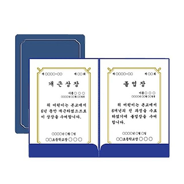 문구사무/종이상장케이스(350g/A4/10개/군청색/거치식/우진)
