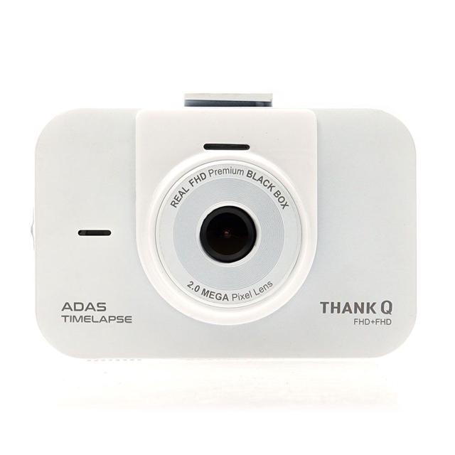 국내생산 땡큐블랙박스 화이트1채널 32GB+GPS 12v~24v