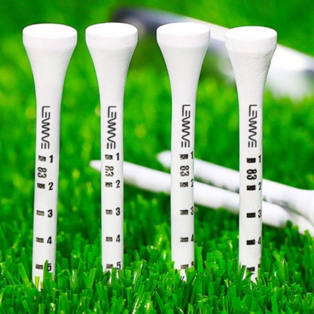 눈금 골프티 케이스 내다무 높이조절 비거리 50개입