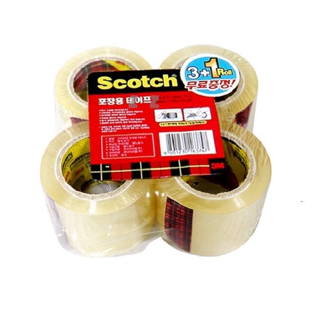 박스포장 테이프 3M 3+1롤 48mmx20m