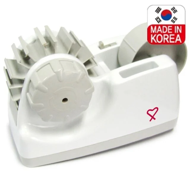혜명몰 바이하츠 물레형 테이프커터기 디스펜서 T-601 / 절단길이3cm/6cm조정 - 박스 (30개입) 테이프거치