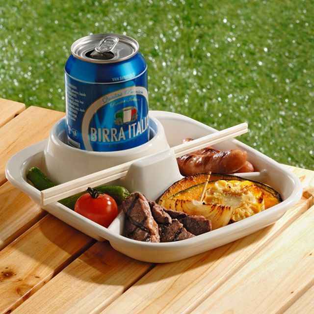 유아식판 캠핑 BBQ 미니식판 휴대용식판