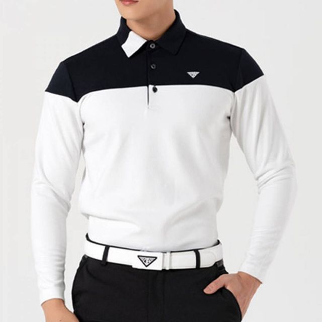 TBZ JJM-SS19 남자블랙배색 카라티셔츠