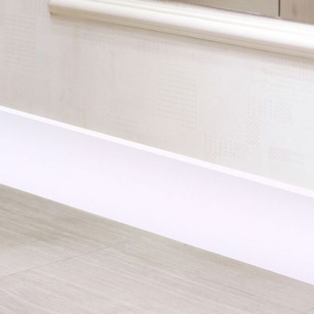 단색 몰딩시트지 화이트 12cm, 인테리어 리폼 시트지