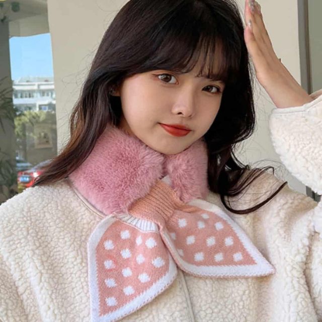 골프 머플러 짧은 목도리 방한 넥워머