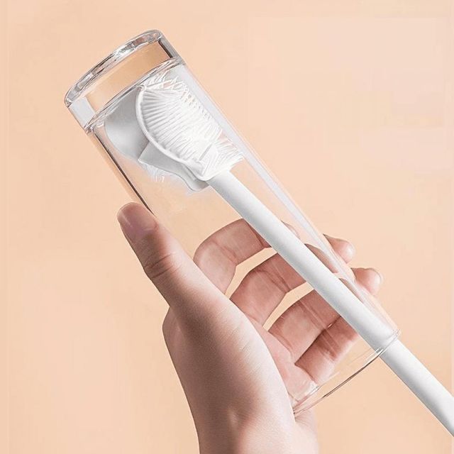컵브러쉬 실리콘 접히는헤드 긴손잡이 부드러운모