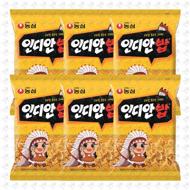 인디안밥 83g 6개