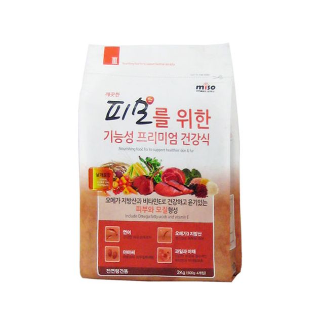 피모 건강 기능성 식품 2kg, 반려동물 털 윤기 영양제