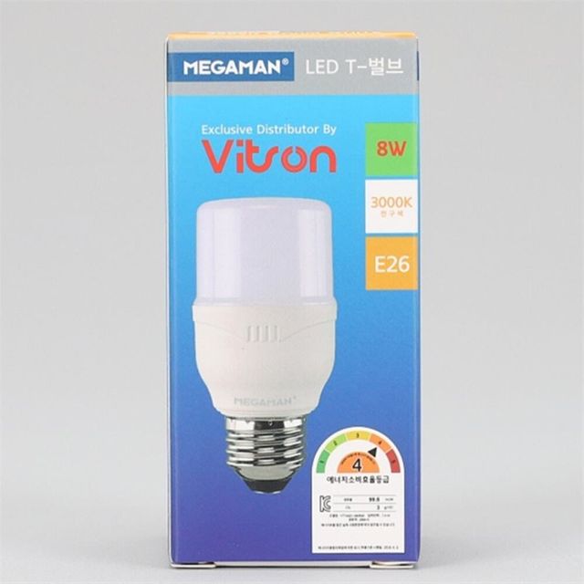 T벌브 LED MEGA 8W 전구 비츠온 거실조명등 박물관조명